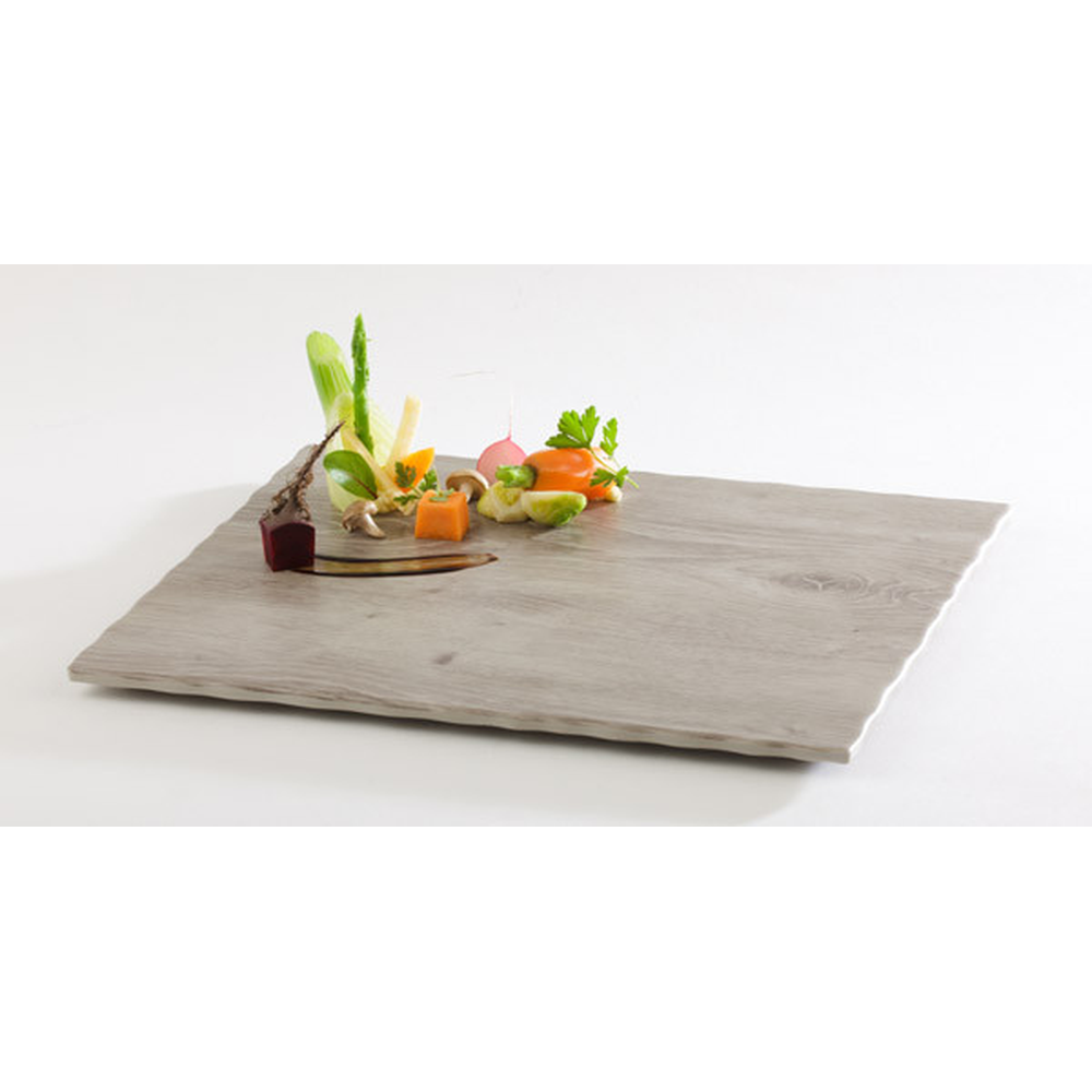 APS GN 1/2 Tablett -WOOD- 32,5 x 26,5 cm, H: 1,5 cm , Melamin, Holzoptik