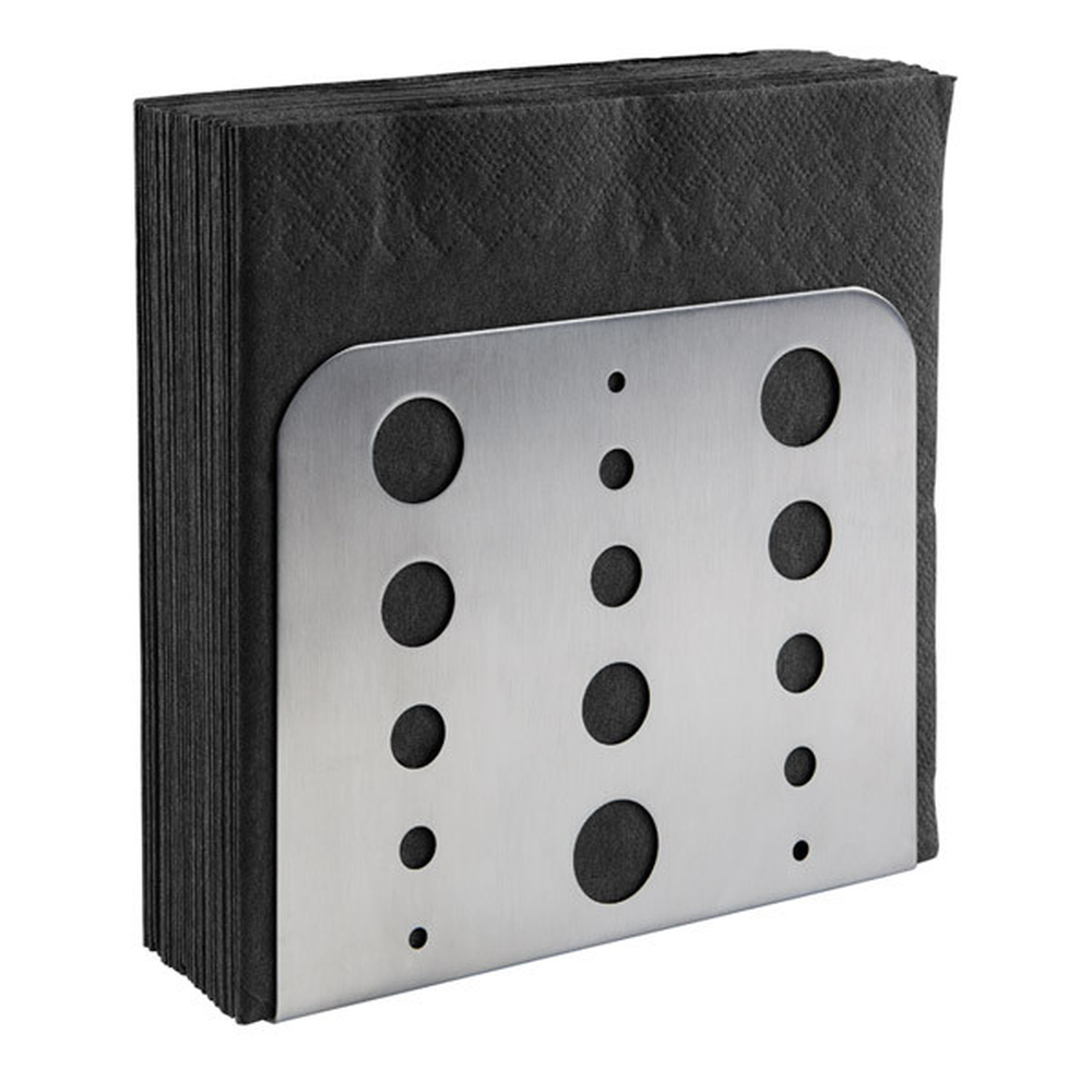 APS Serviettenhalter 15 x 4,5 cm, H: 12,5 cm , 18/0 Edelstahl, matt poliert