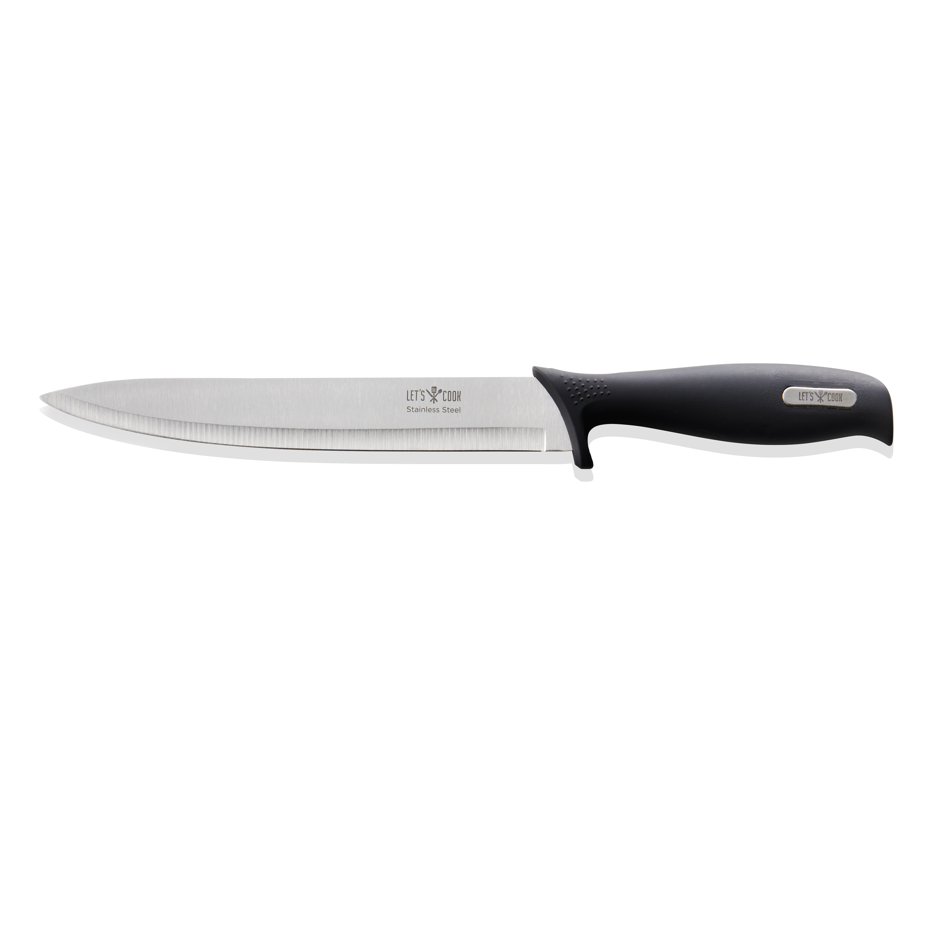 WAS Tranchiermesser LET´S COOK Knife, 31,5 cm, Edelstahl, Gummi