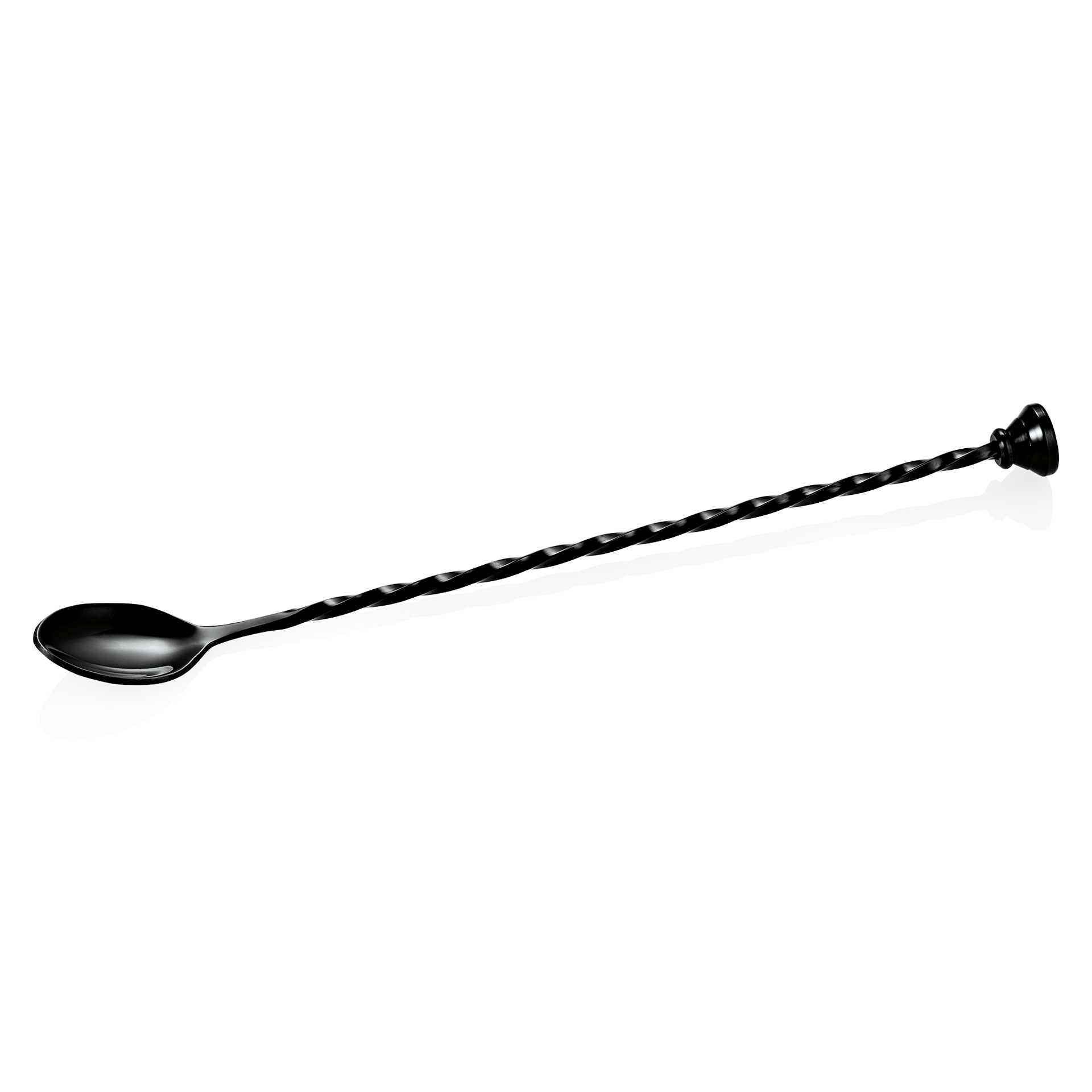 WAS Barlöffel, 32 cm, Chromnickelstahl mit schwarz glänzender PVD Beschichtung