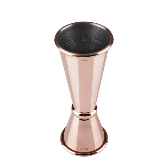 APS Cocktail-Doppelmaß Ø 4 cm, H: 11 cm , Edelstahl, Kupfer-Look