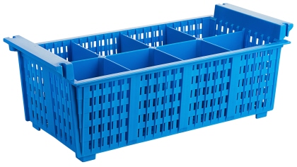 Contacto Besteckspülkorb, blau