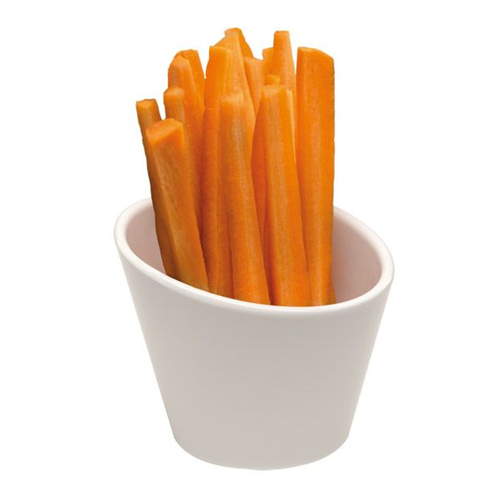 APS Schale -CASUAL- Ø 10 cm, H: 6,5 / 8,5 cm , Melamin, weiß, 0,2 Liter