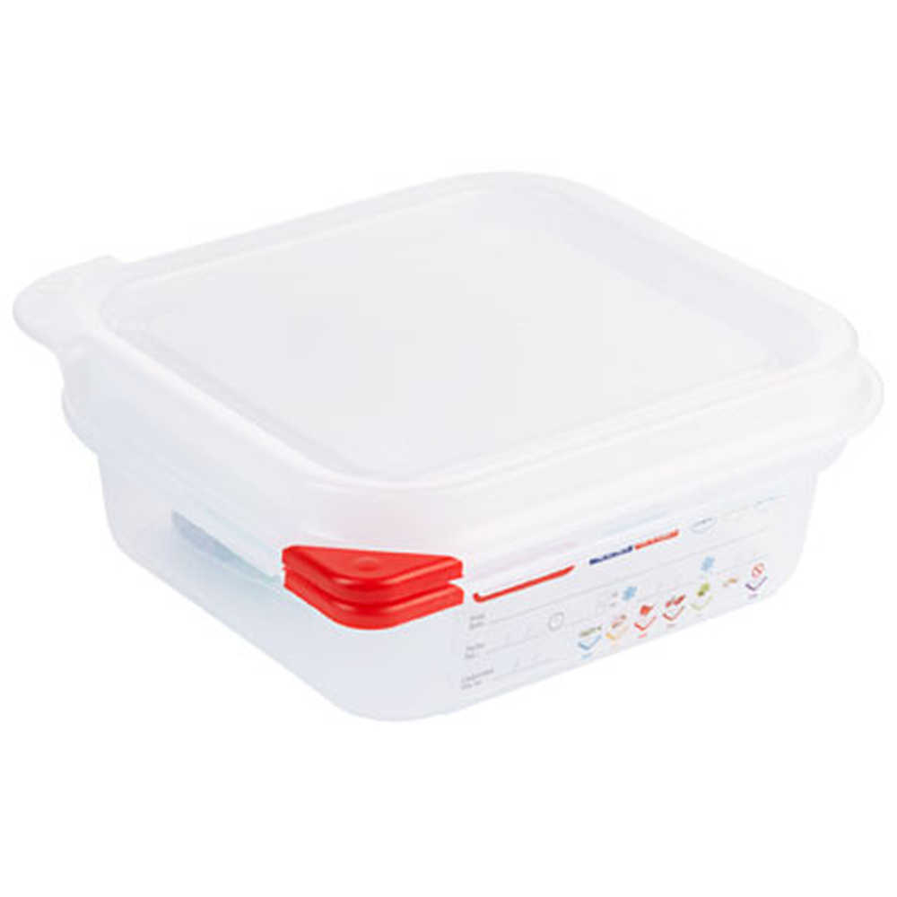 Contacto Behälter GN 1/6 65 mm mit HACCP Colorclip Deckel