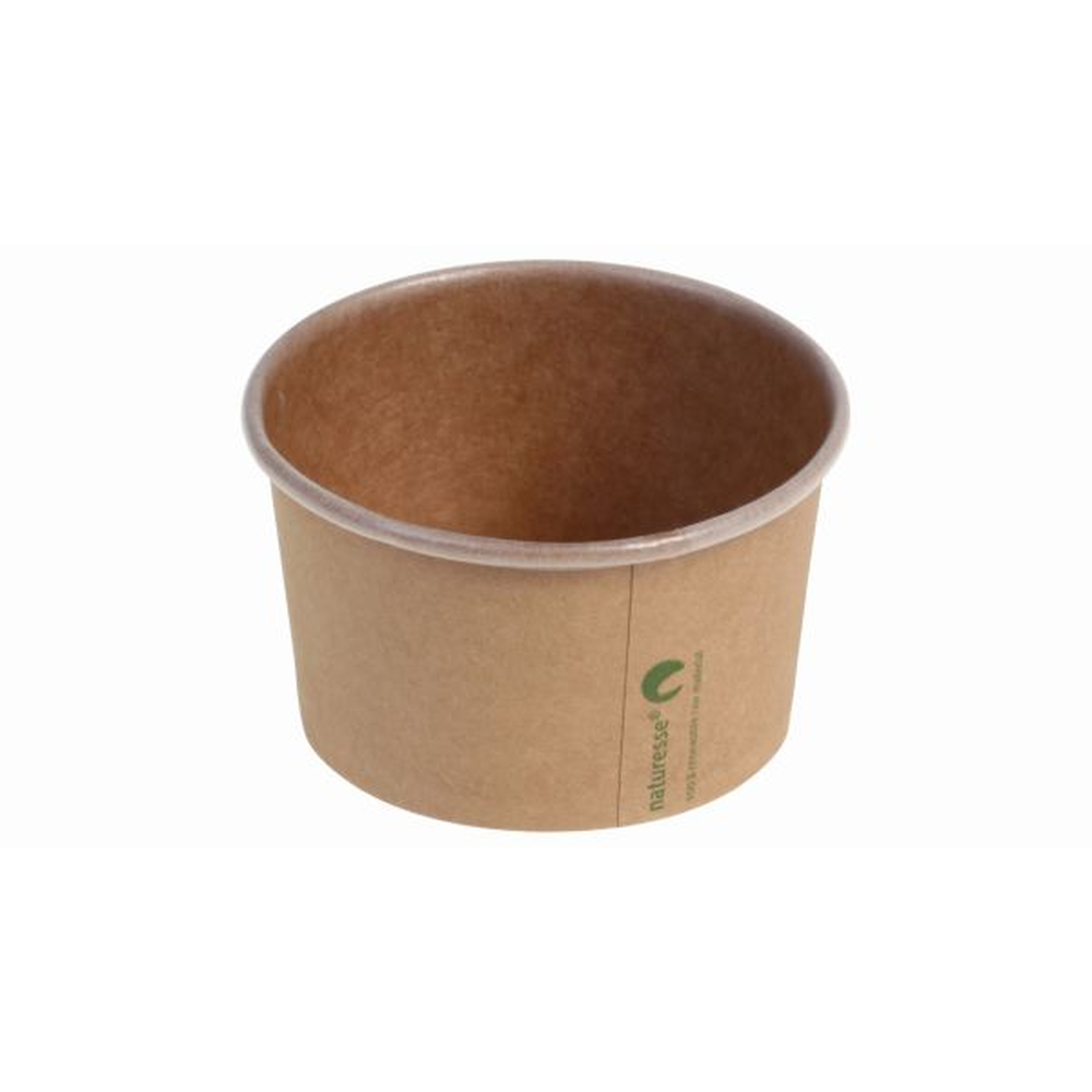 Pacovis Eisbecher Kraft/PLA 180ml, naturesse