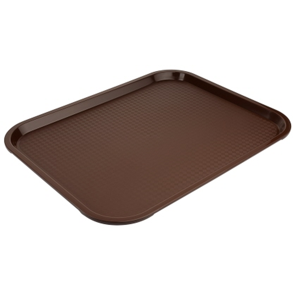 Contacto Serviertablett rechteckig Polypropylen braun 45x35 cm