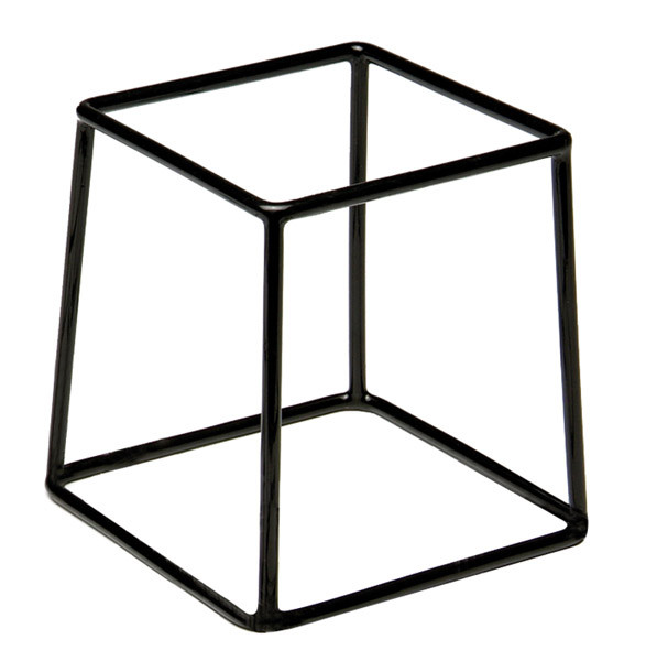 APS Buffet-Ständer -MULTI- 18 x 18 cm, H: 18 cm , Metall, schwarz ummantelt