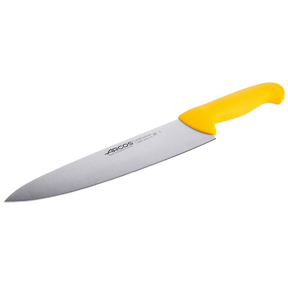 Contacto Kochmesser HACCP gelb / 24 cm Klingenlänge: 24 cm, Klingenlänge: 9½ Zol