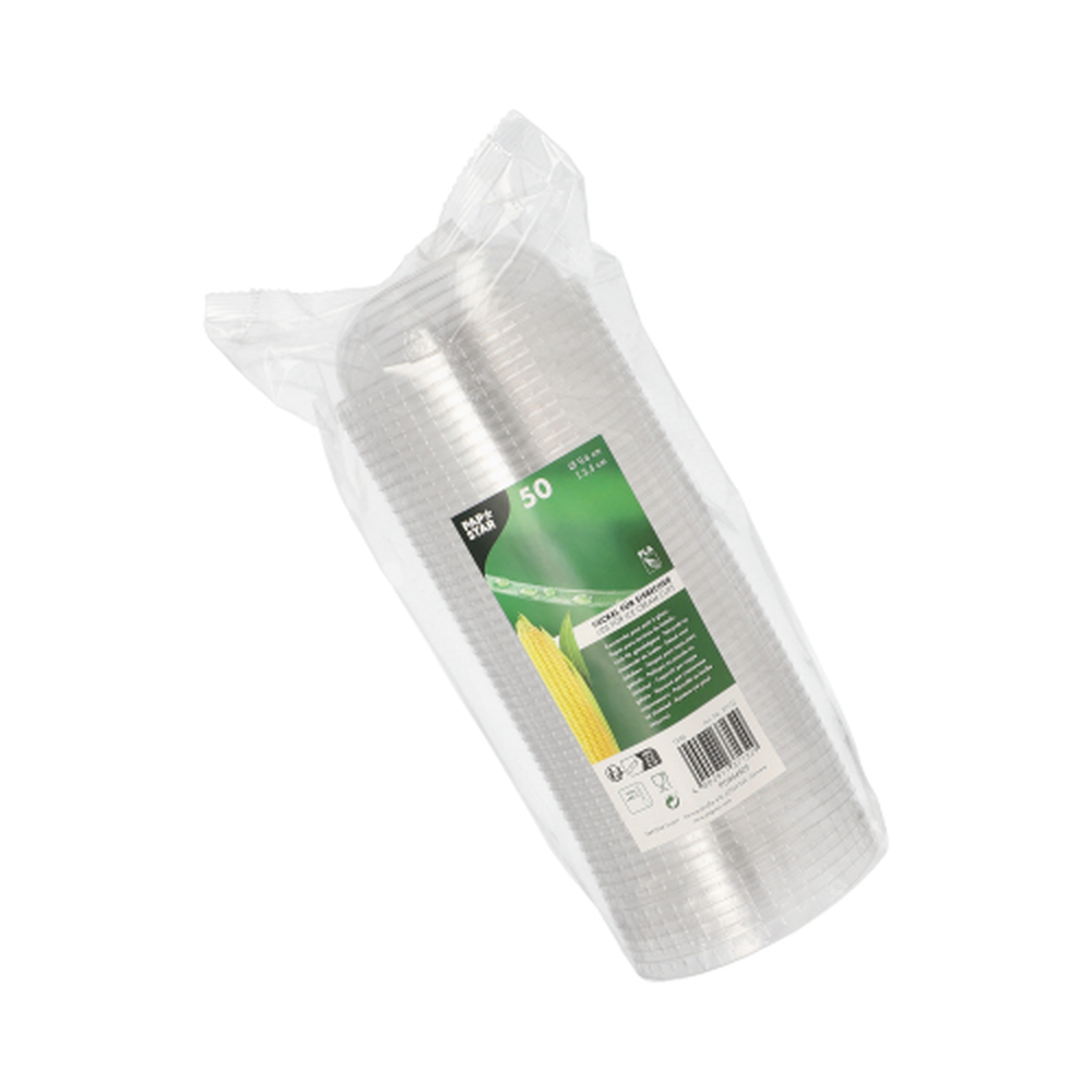 Papstar Deckel für Eisbecher PLA rund Ø 9,6 cm · 3,5 cm