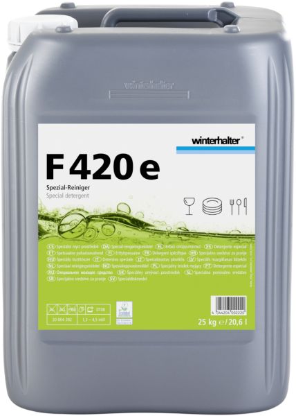 Winterhalter F 420 e Spezial Bistro-Reiniger       25kg