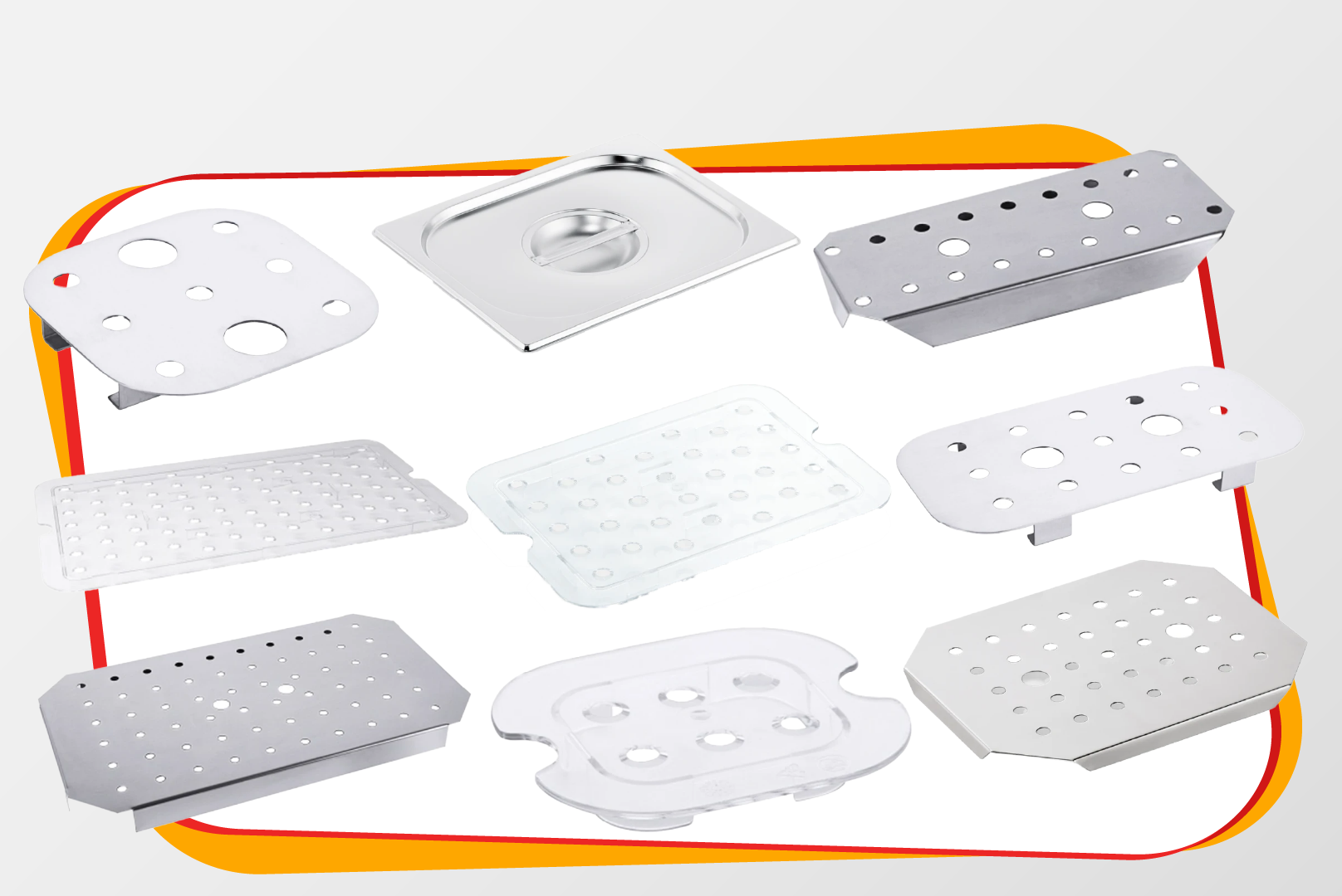 GN Einlegeböden & Abtropfgitter