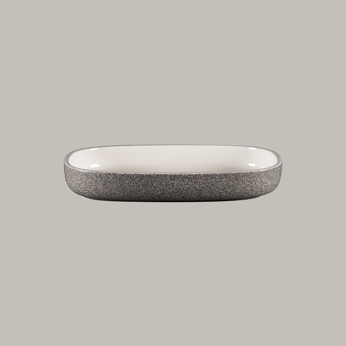 RAK Platte oval tief - dual  Serie: Ease L 30 cm / W 20.4 cm / Ht. 4.5 cm / Cont