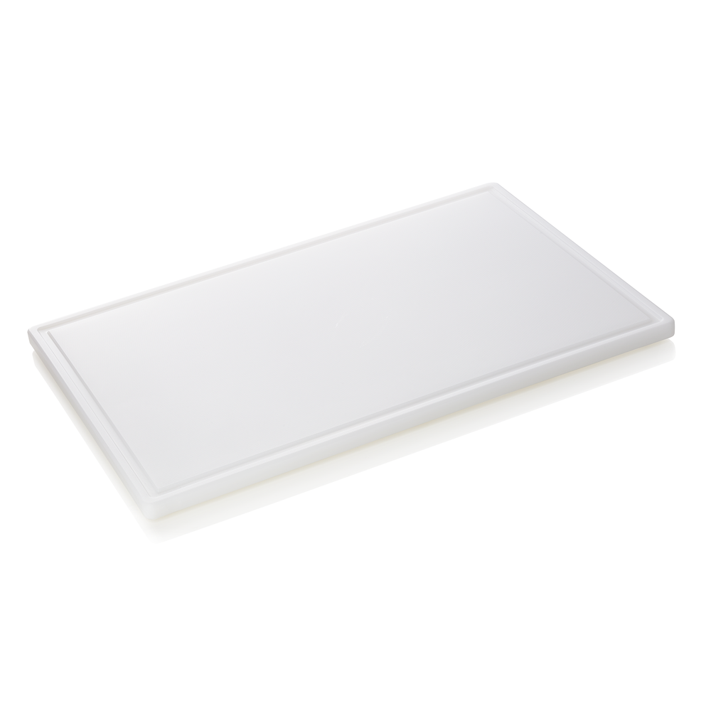 WAS Schneidbrett mit Saftrille, 60 x 40 x 2 cm, Polyethylen