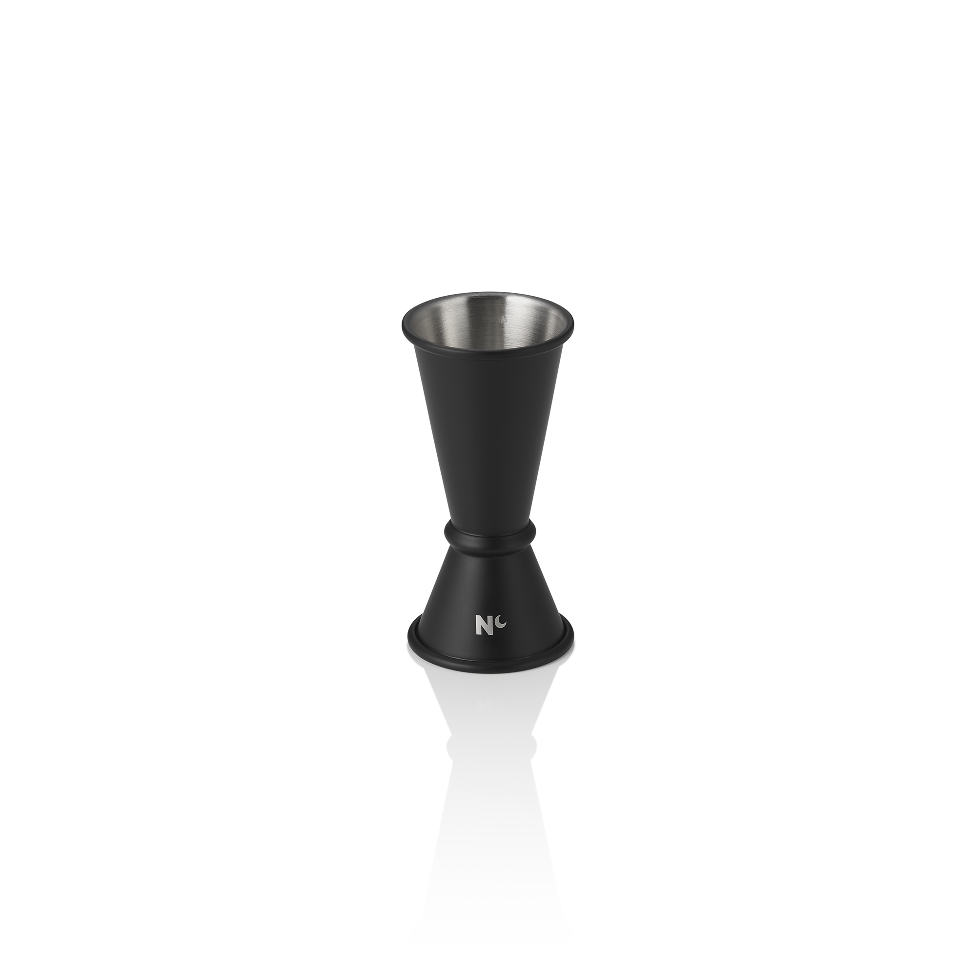 WAS Jigger Japanese Style NOCTURN, 2/4 cl, Ø 4,5 cm, Höhe 9 cm, schwarz matt, Ch