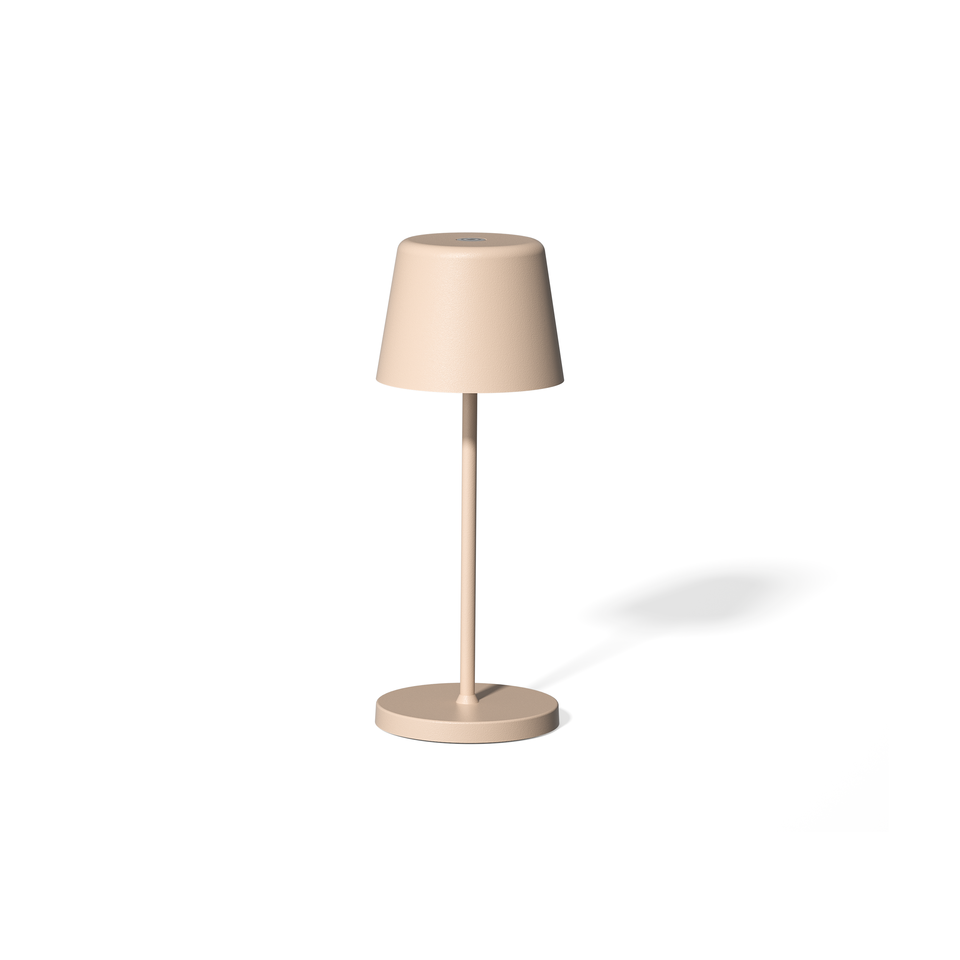 WAS LED Tischleuchte YUYU ALEX, sand matt, Höhe 20,8 cm, Ø 7,6 cm