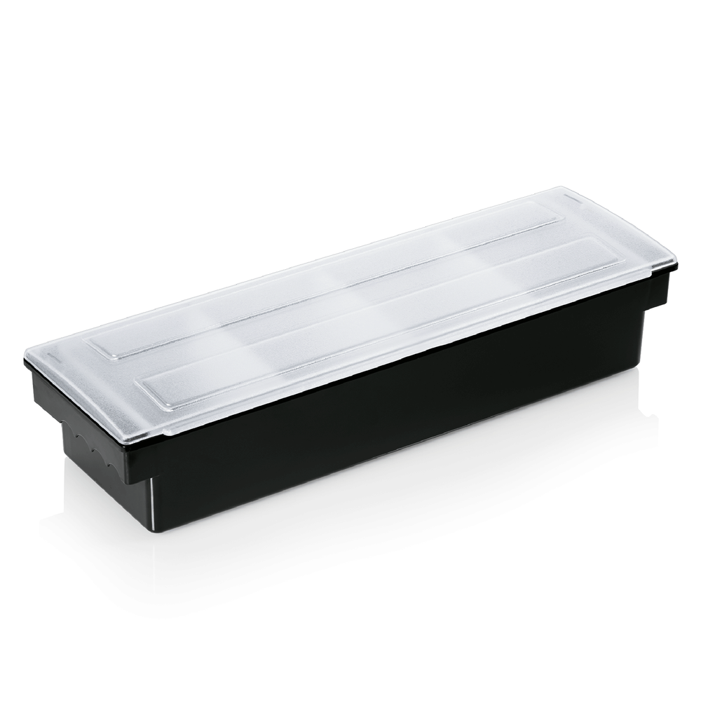 WAS Zutatenbehälter mit 4 Einsätzen à 0,75 ltr., 50 x 16 x 9 cm, ABS Kunststoff 