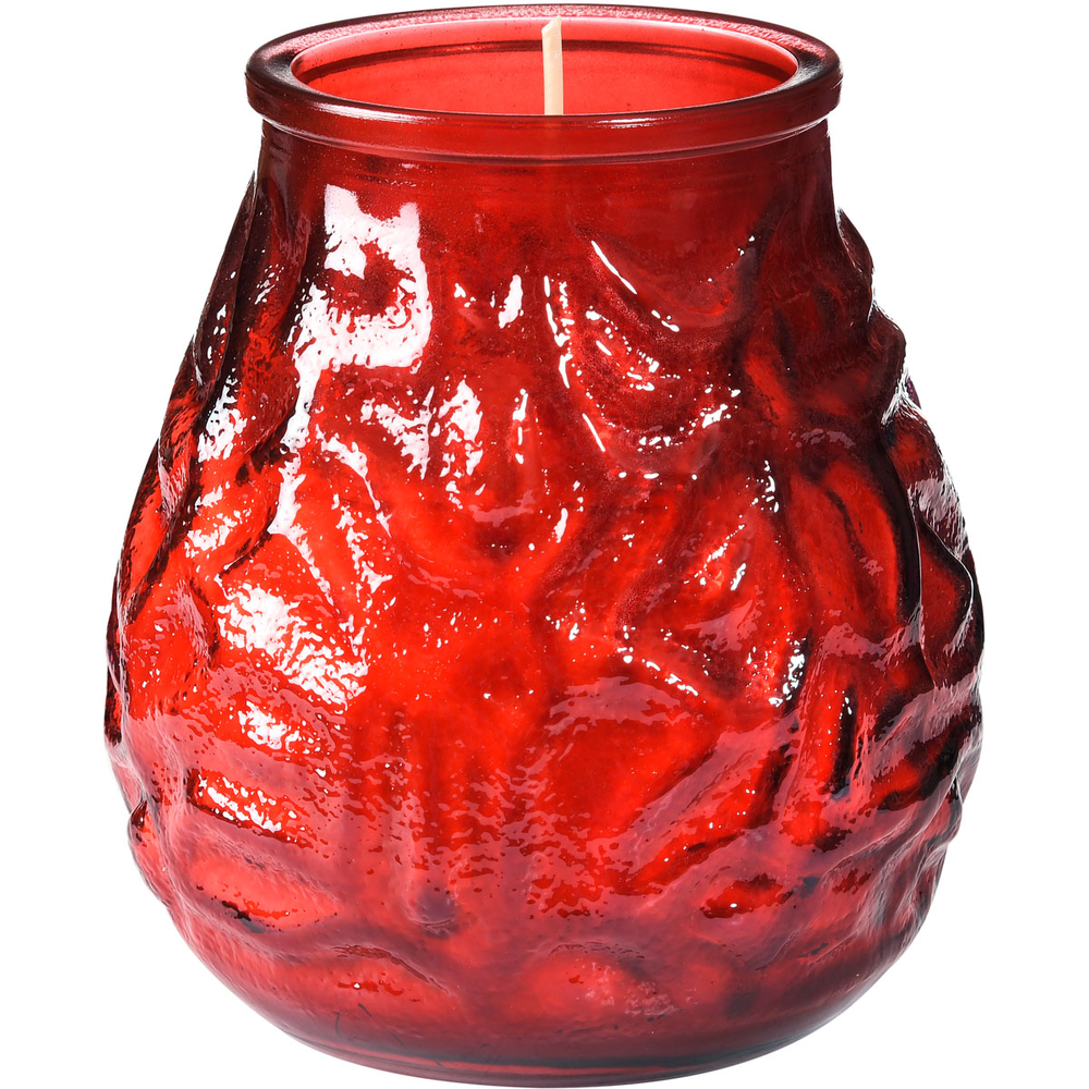 Duni Kerzengläser Venezia, ca. 70h 100 x 100 mm rot