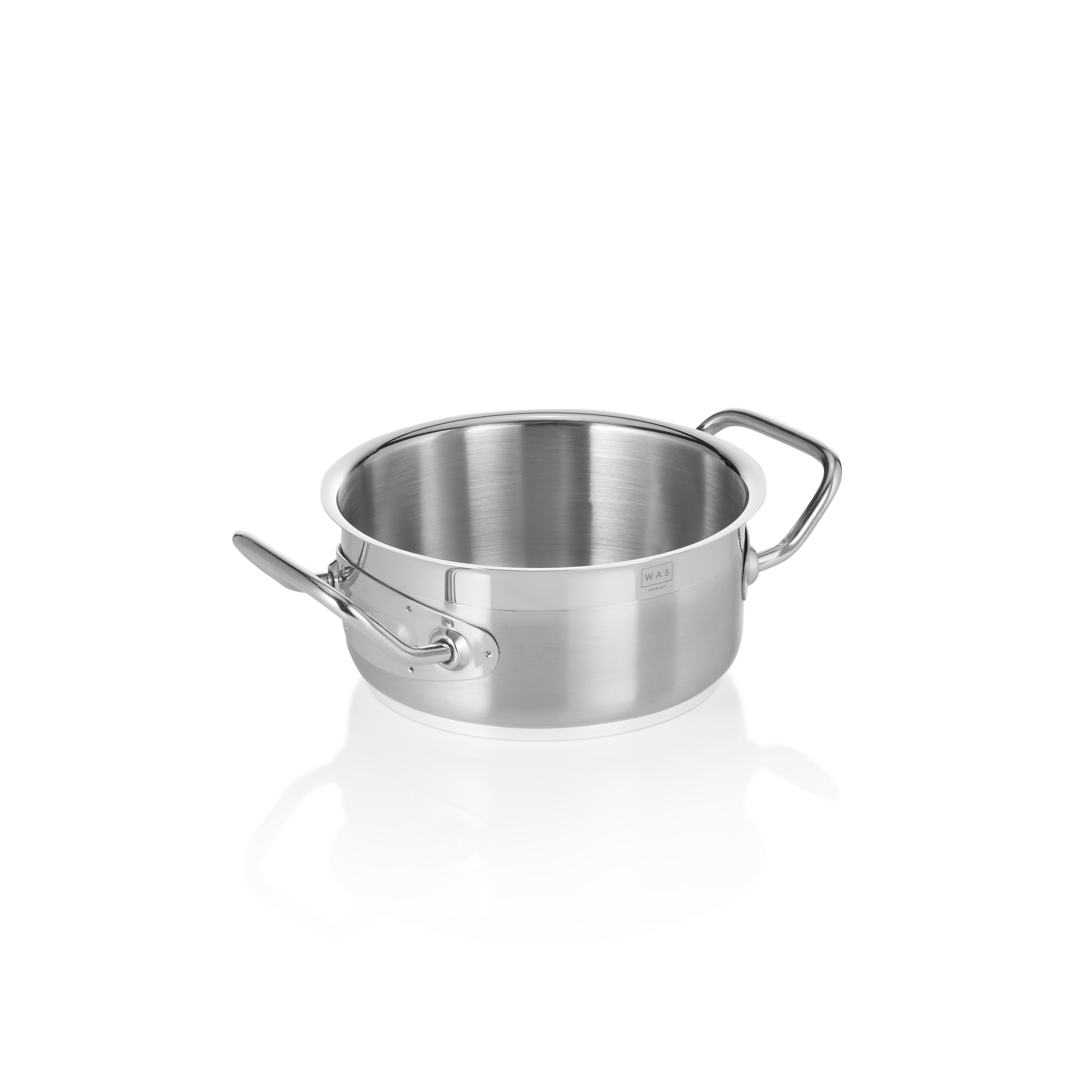 WAS Bratentopf COOKWARE 21, Ø 16 cm, 1,5 ltr., Chromnickelstahl 18/10