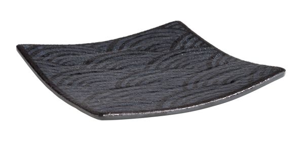 APS Tablett -DARK WAVE- 14 x 14 cm, H: 2 cm