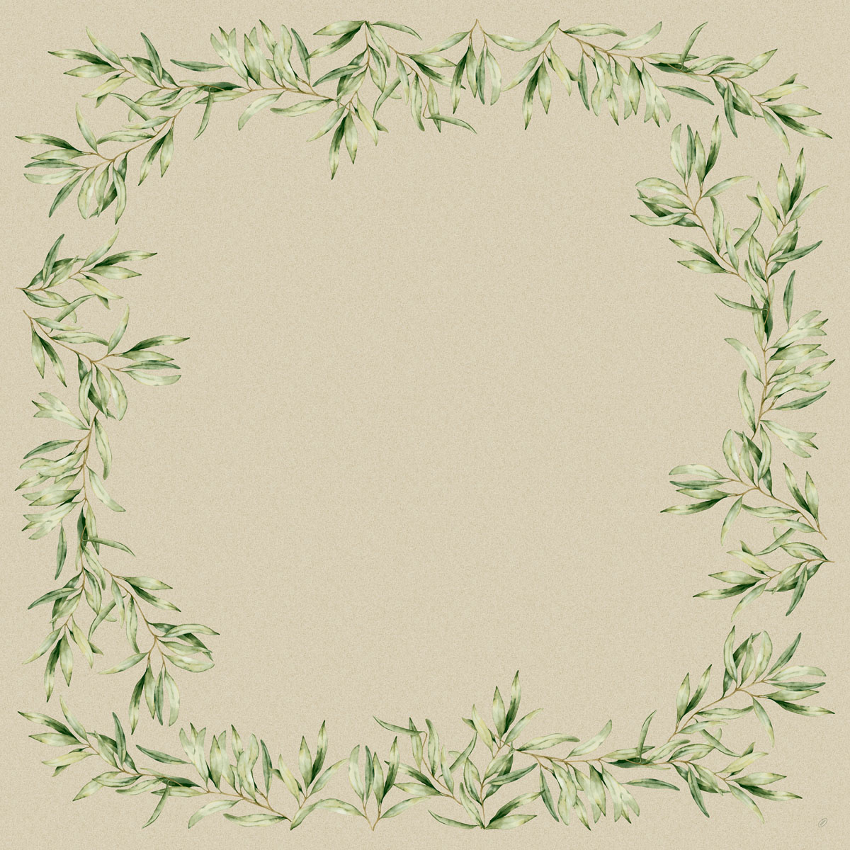 Duni Dunisilk-Mitteldecken 84 x 84 cm Foliage