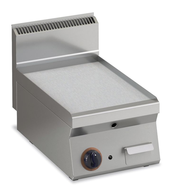KBS Gas Grillplatte glatt verchromte Fläche 396x555mm 1 Heizzone Tischgerät