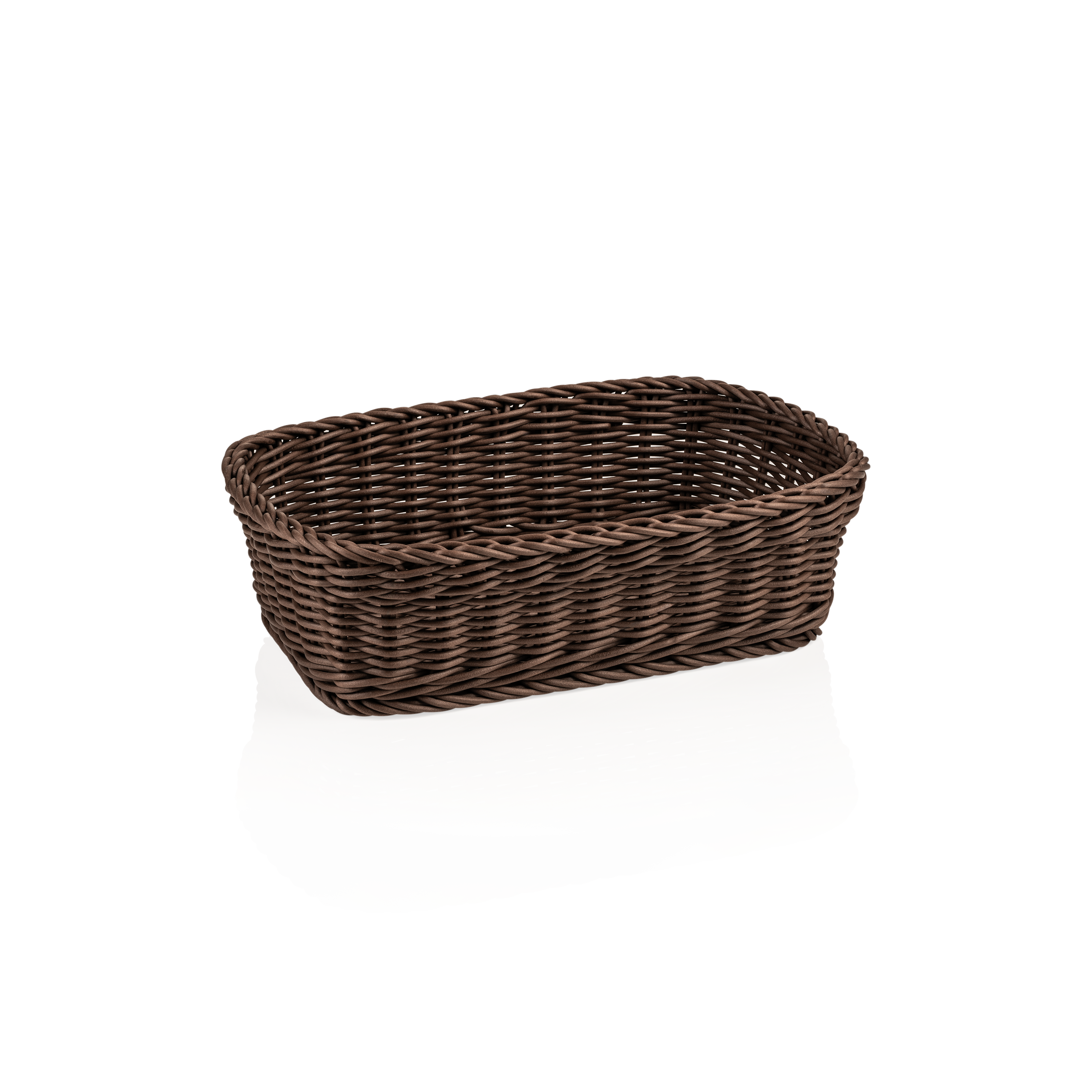 WAS Korb WEAVER PRO Tischkörbe, 31 x 21 x 9 cm, braun, Polypropylen