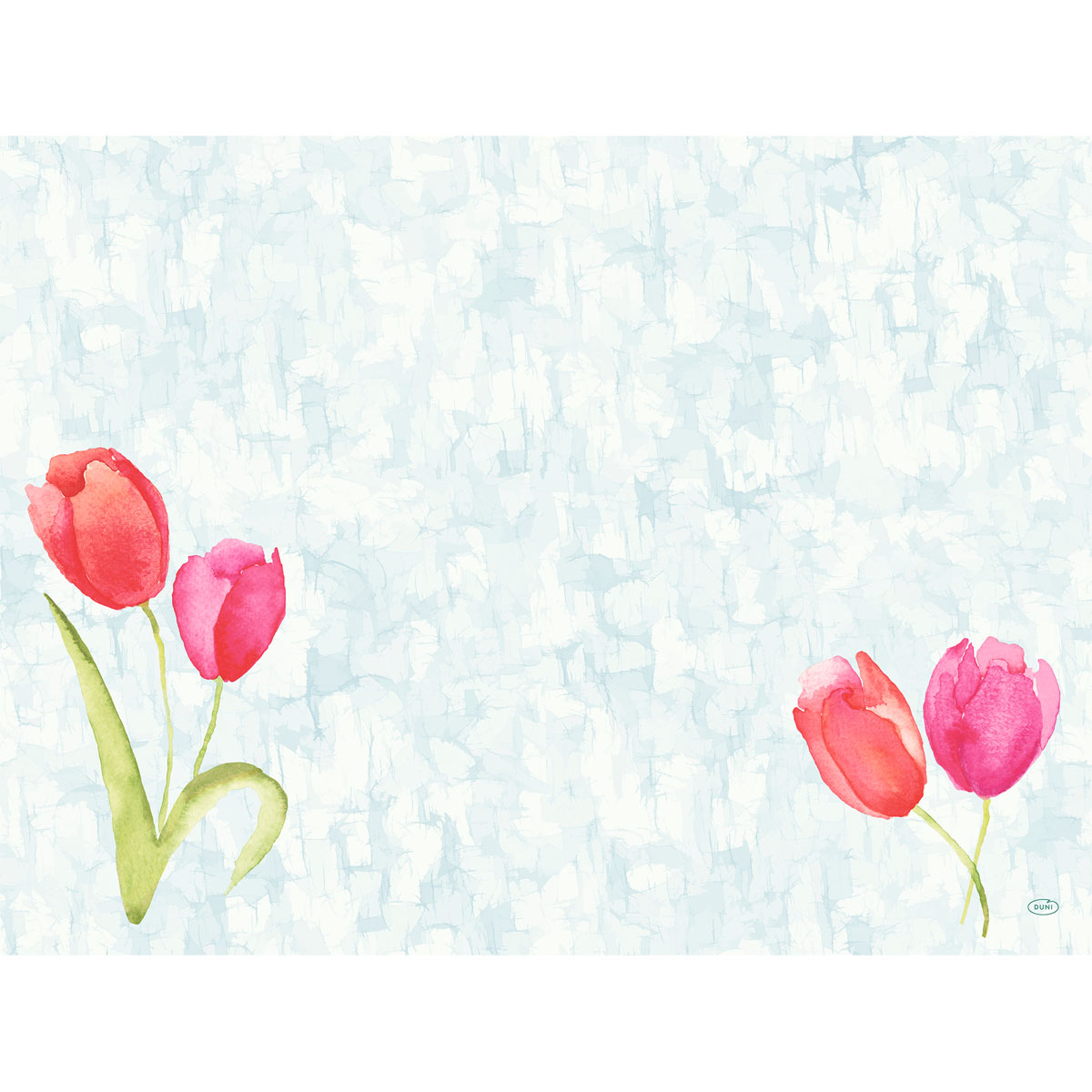 Duni Motiv-Tischsets Bio-Dunicel 30 X 40 cm Painted Tulips