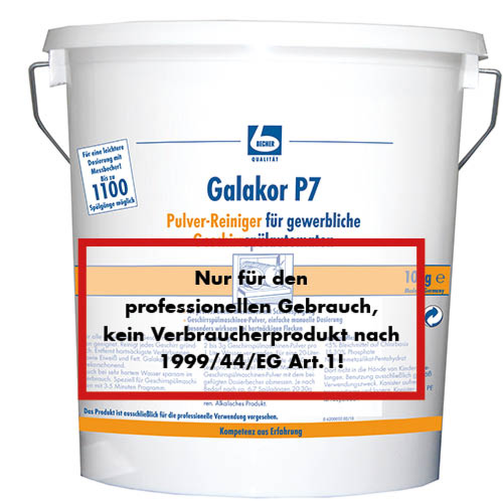 Papstar kg "Dr. Becher" Galakor P7 Geschirrreiniger (Pulver)