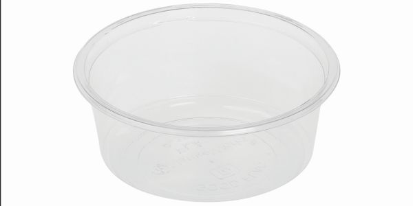Pacovis Food Container PLA 350ml, transp., Ø 121mm, H. 51
