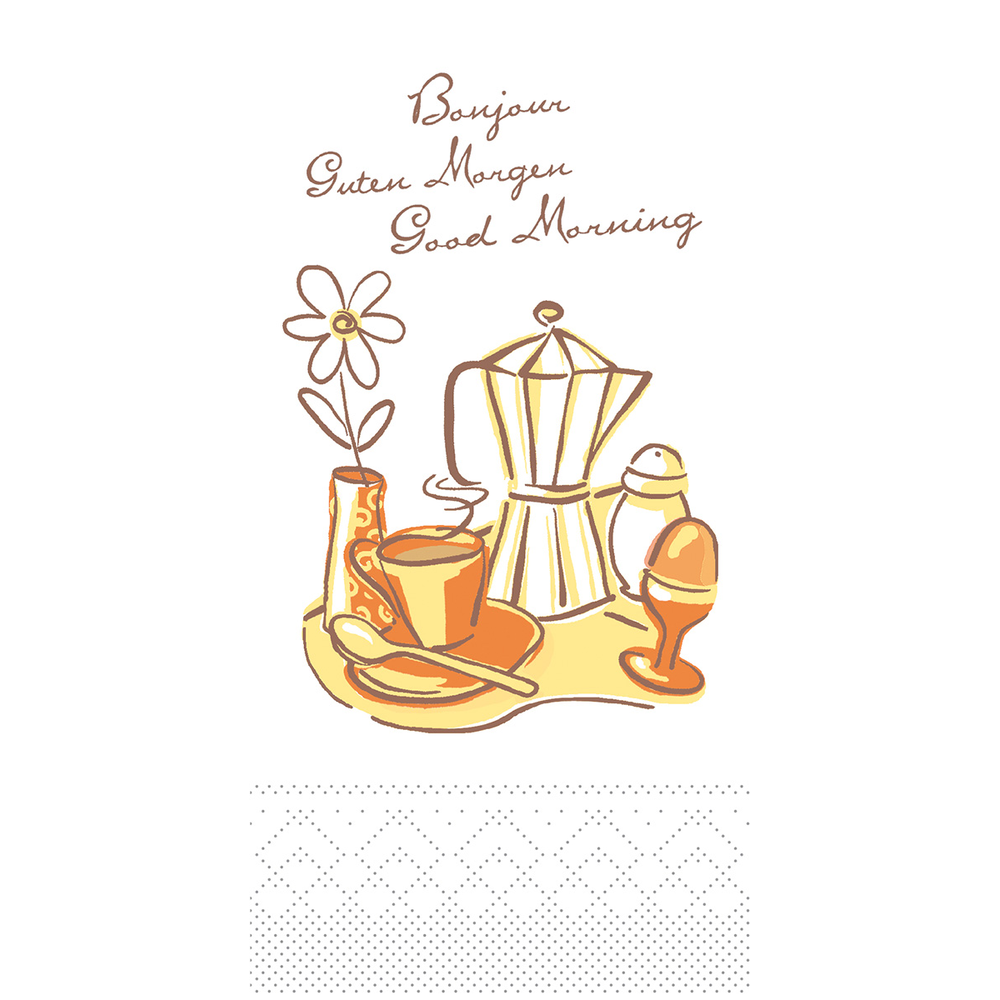 Mank Serviette New Day 33 x 33 cm 1/8 Falz