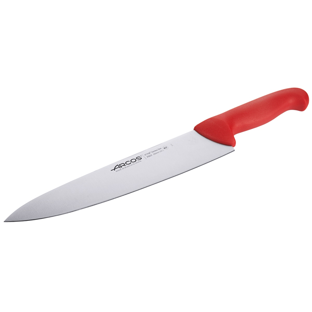Contacto Kochmesser HACCP rot / 24 cm Klingenlänge: 24 cm, Klingenlänge: 9½ Zoll