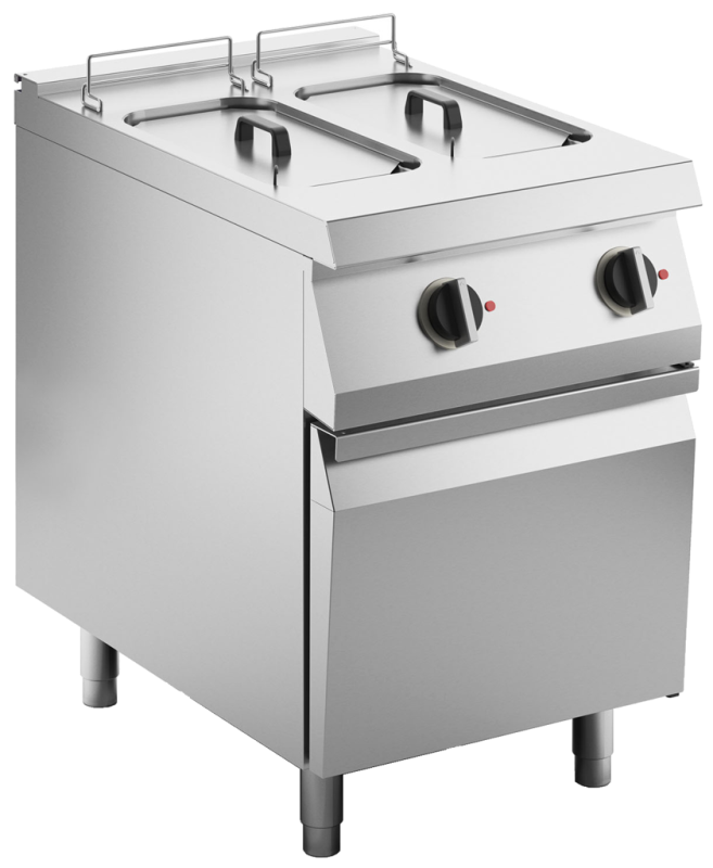 KBS Elektro-Fritteuse 2 Becken je 10 Liter Standgerät 18kW