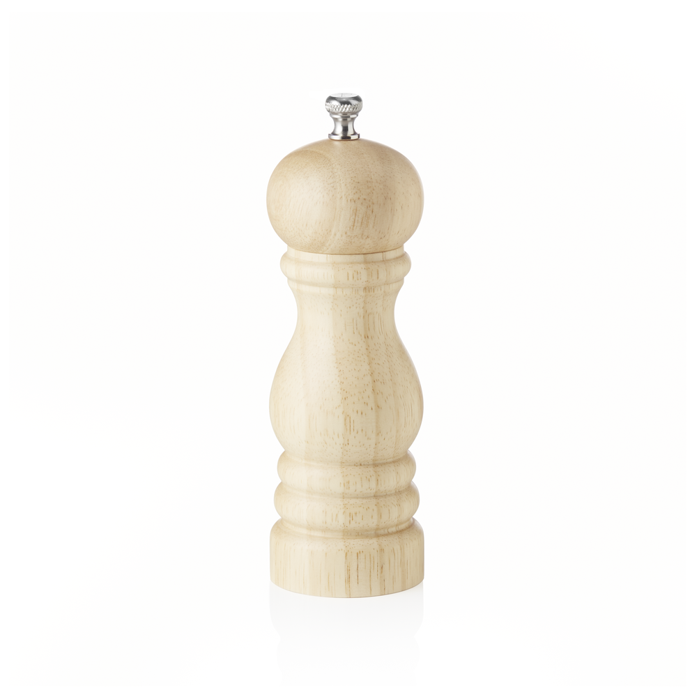 WAS Pfeffermühle mit Keramikmahlwerk CLASSIC MILL, Höhe 15 cm, natur lackiert, H
