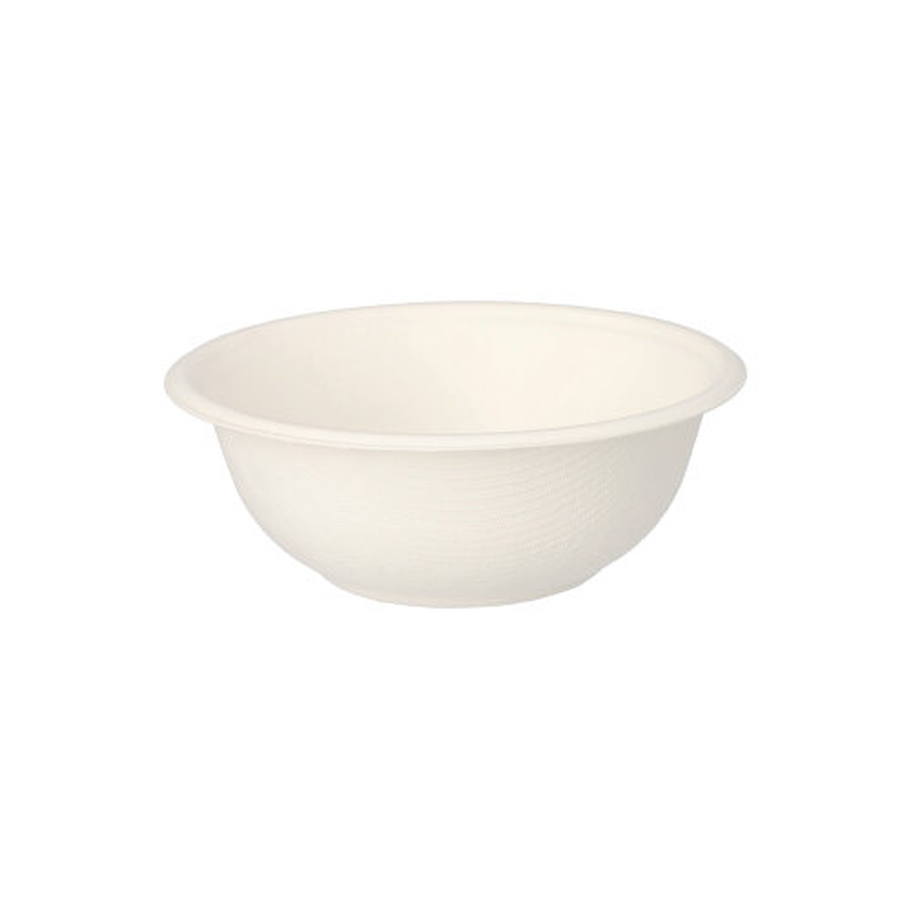Papstar Schalen, Zuckerrohr "pure" 200 ml Ø 11,2 cm · 4,2 cm weiss