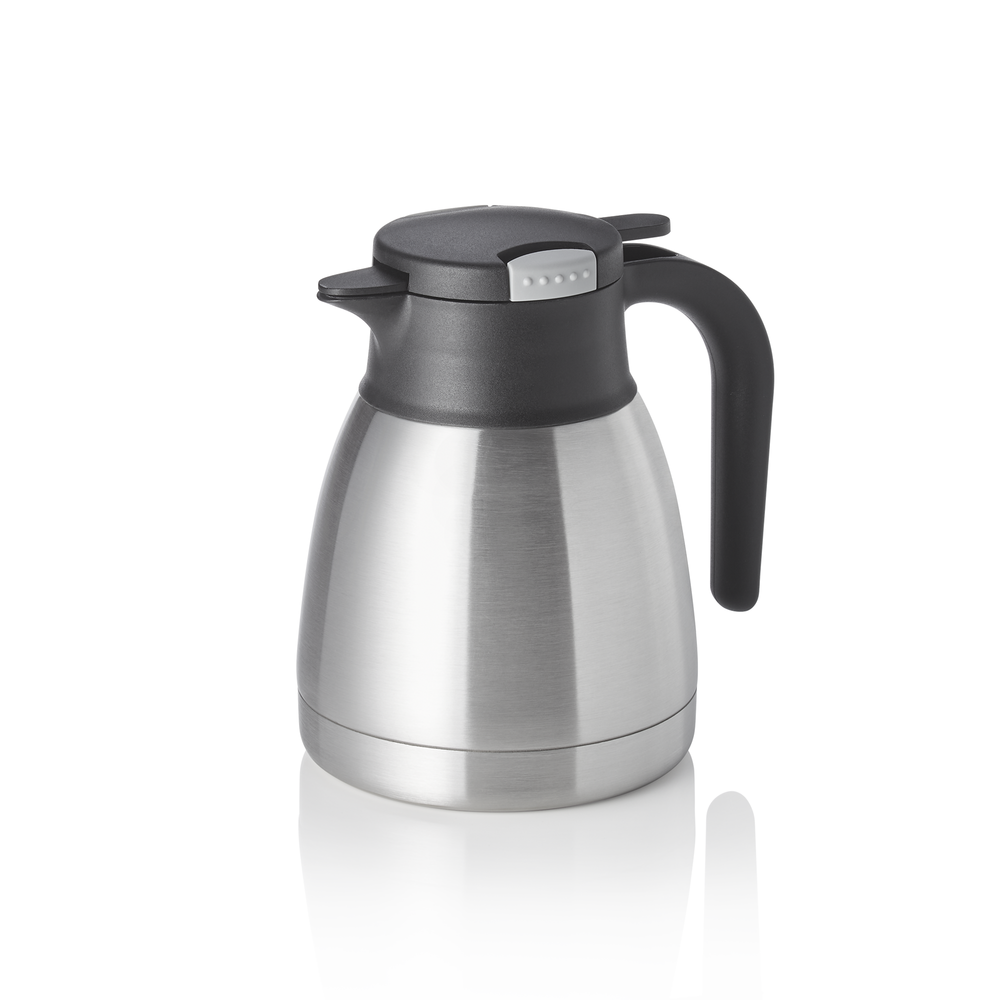 WAS Isolierkanne Skipper, 1,0 ltr., Ø 14 cm, Höhe 19 cm, doppelwandig, Chromnick