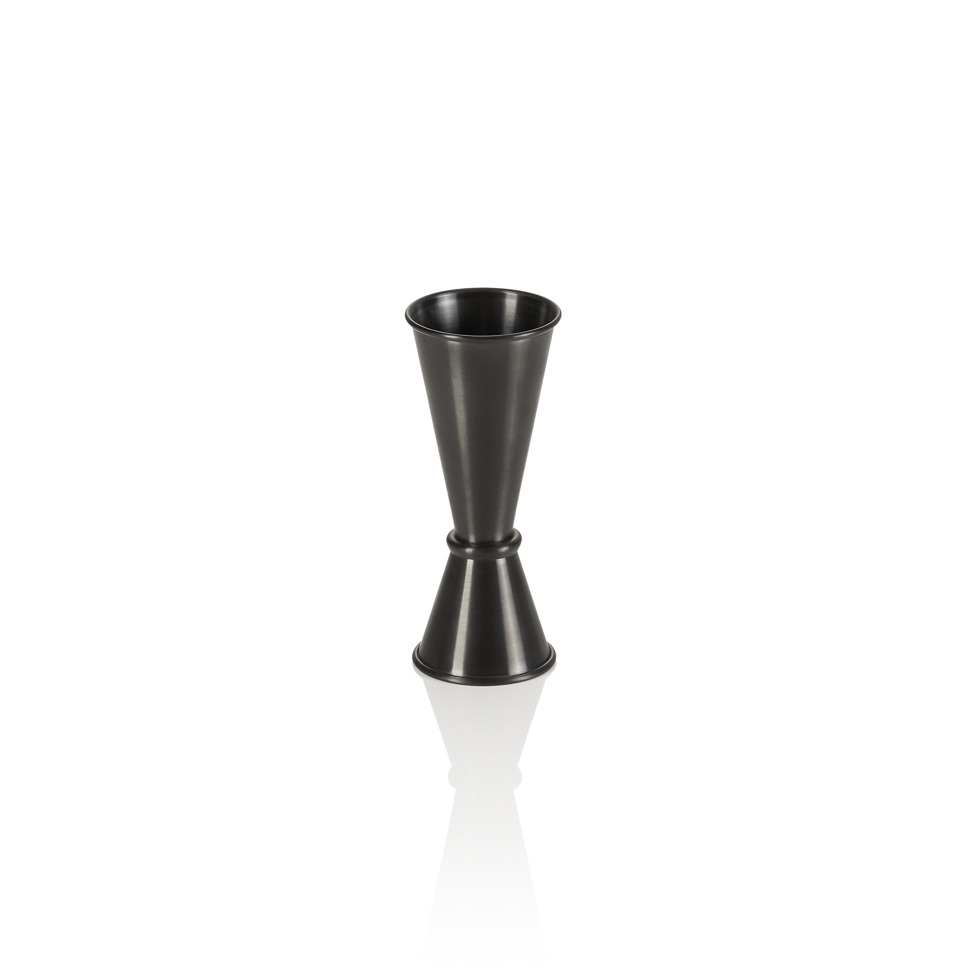 WAS Jigger, Ø 4,5 cm, Höhe 11,5 cm, 2,5/5 cl, schwarz, Chromnickelstahl, PVD-Bes