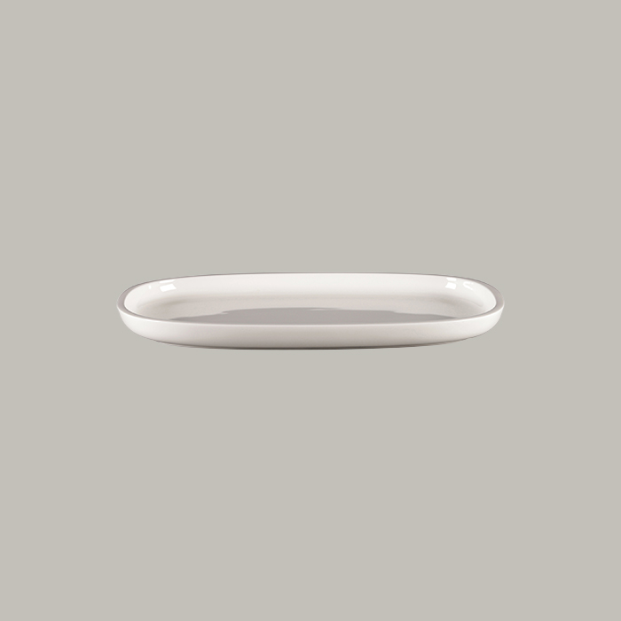 RAK Platte oval - white  Serie: Ease L 30.2 cm / W 20 cm / Ht. 2.5 cm