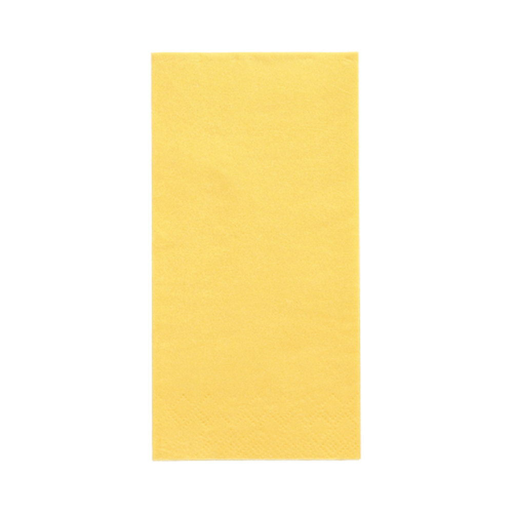 Papstar Servietten, 3-lagig 1/8-Falz 33 cm x 33 cm gelb