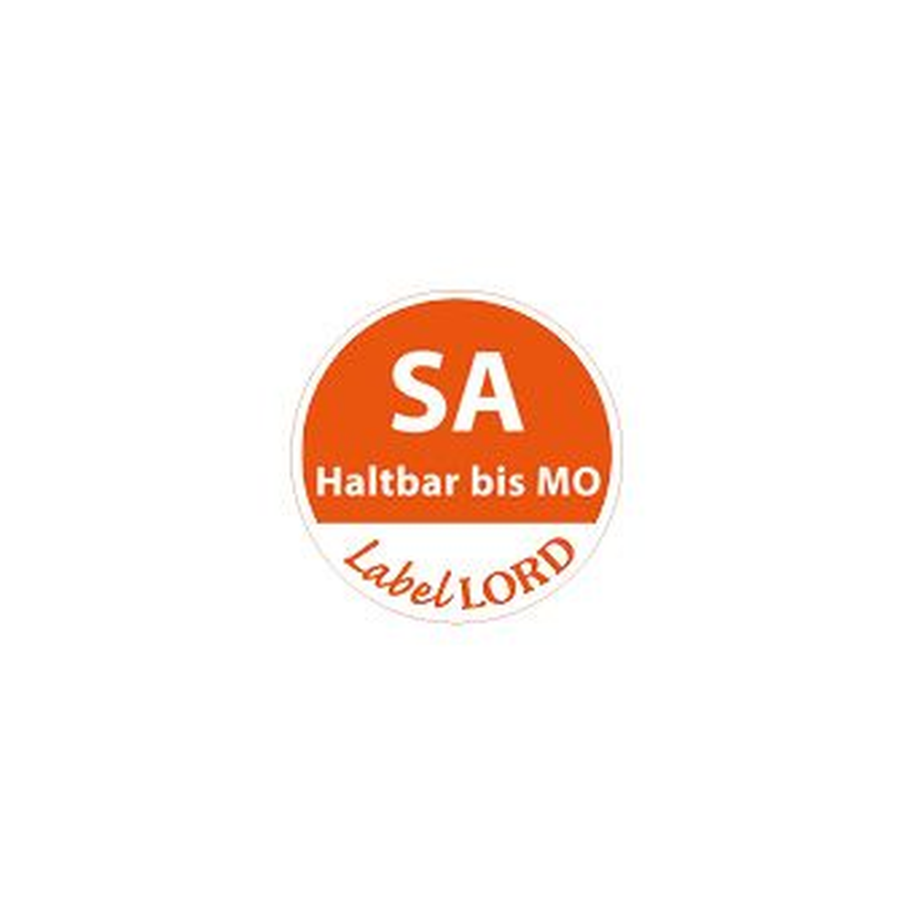 PAPSTAR LabelLord HACCP Lebensmitteletiketten Ø 19 mm gelb Aqualabel SA