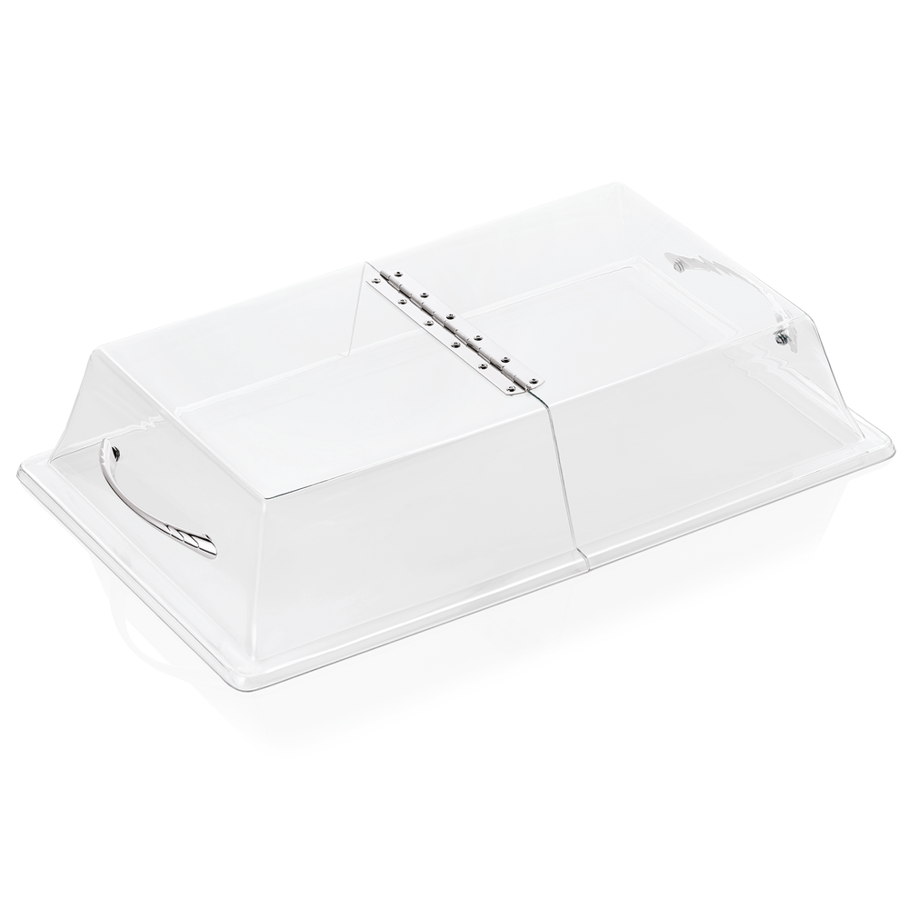WAS Abdeckhaube GN 1/1 mit Klappscharnier, Polycarbonat - Cover 99