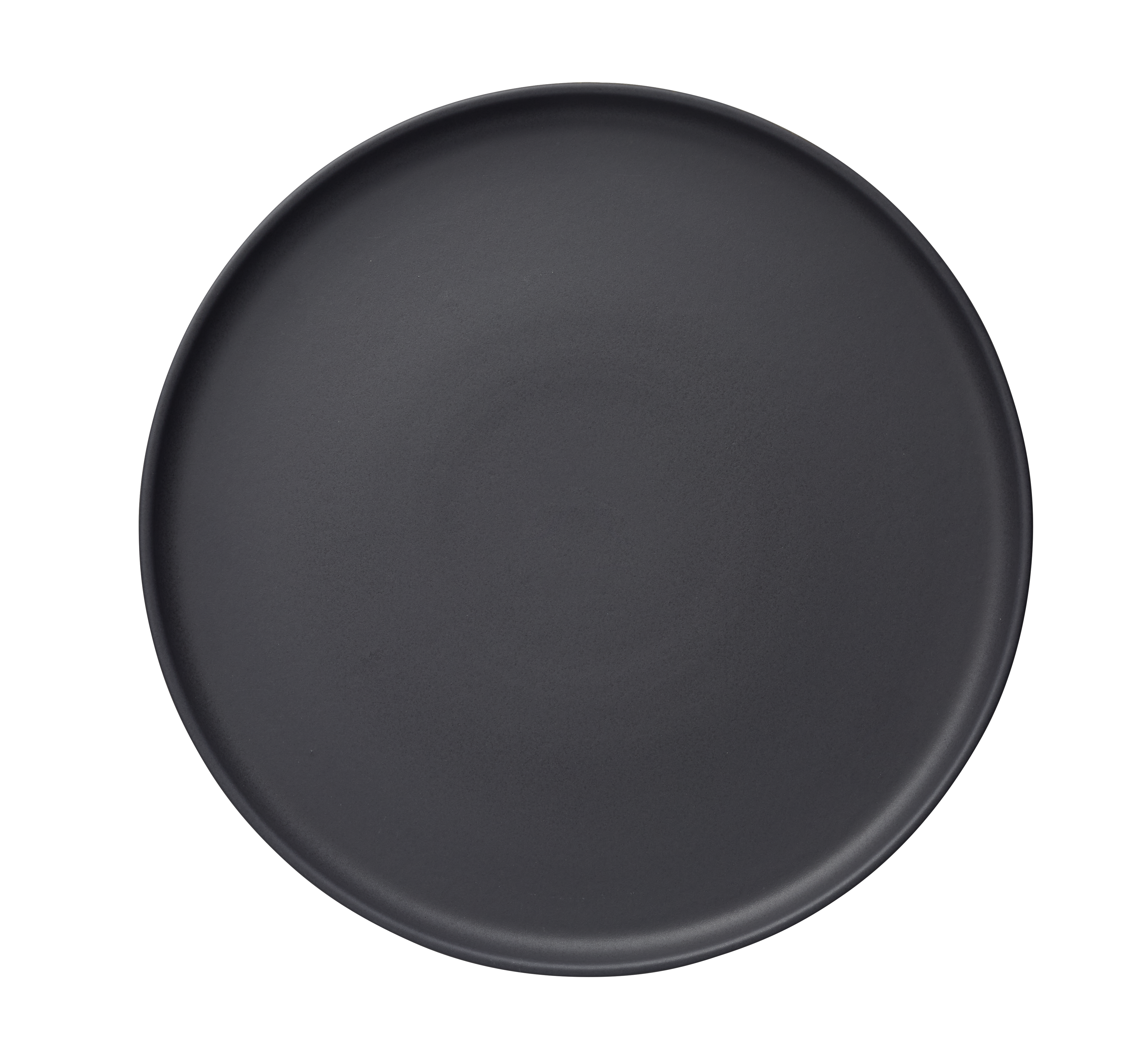 WAS Teller Set ROCKZZERO, flach, Ø 33 cm, Set á 4 Stück, midnight, Steinzeug
