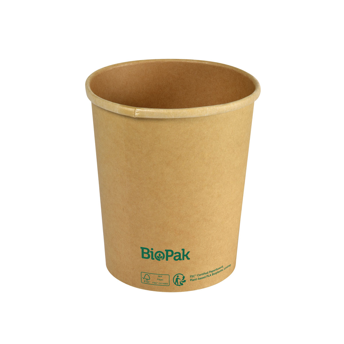 Duni Bowl Ronda SLIM Karton/PLA Braun 950ml 117 x 117 x 135 mm