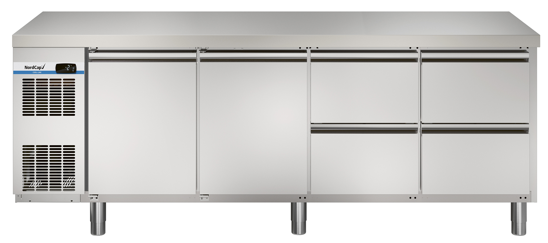 Nordcap COOL-LINE Kühltisch (4 Abteile) KT-CL 2149 2T 4Z