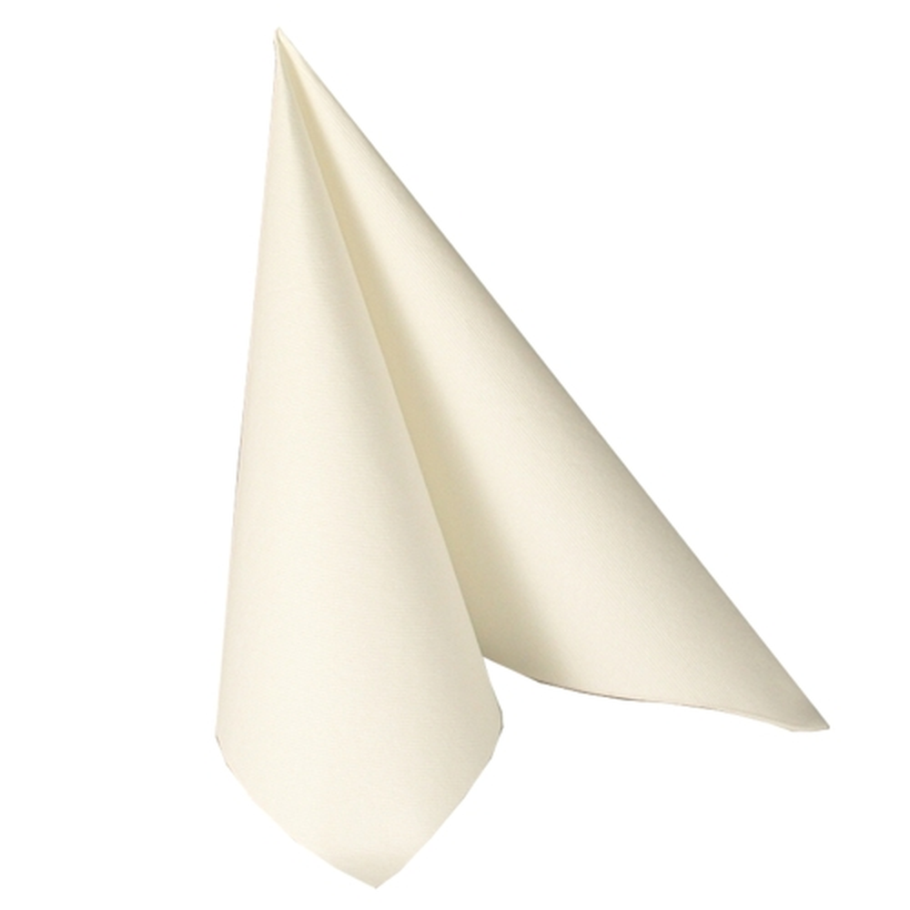 Papstar Servietten "ROYAL Collection" 1/4-Falz 48 cm x 48 cm weiss