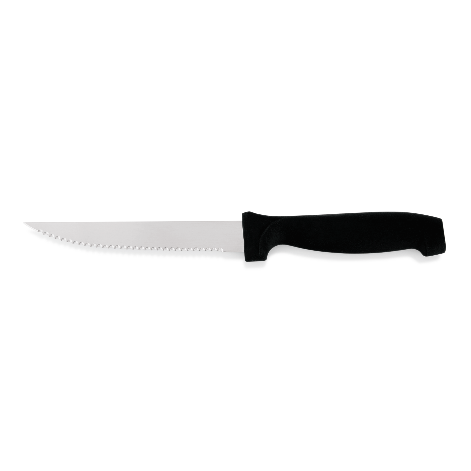 WAS Steakmesser Set, 22 cm, Set á 6 Stück, mit Kunststoffgriff, Edelstahl
