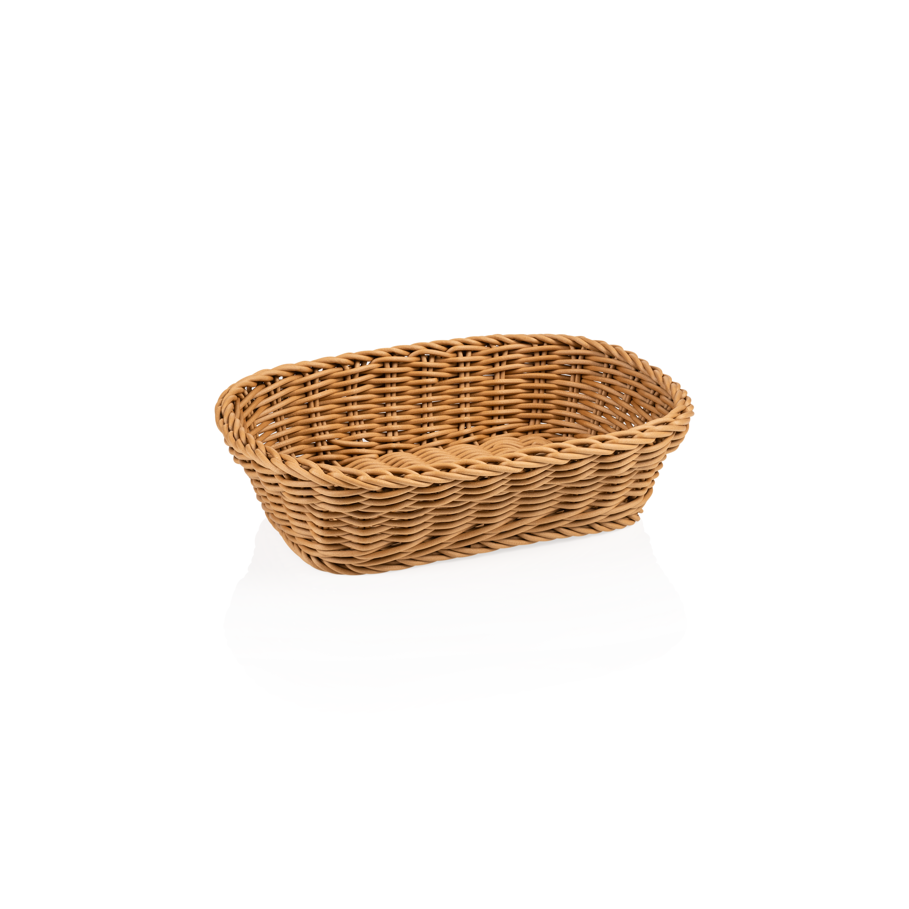 WAS Korb WEAVER PRO Tischkörbe, 26,5 x 19 x 7 cm, beige, Polypropylen