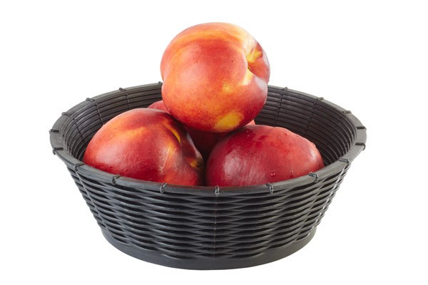 APS Brot- und Obstkorb Ø 20 cm, H: 6,5 cm , Polypropylen, schwarz