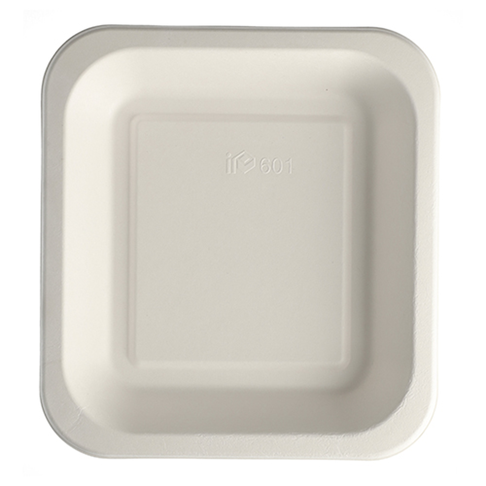 Papstar Siegelschalen Zuckerrohr 1400 ml 4,2 cm x 24,5 cm x 26,5 cm weiss