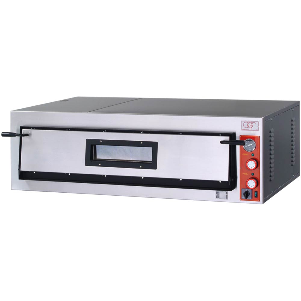 Stalgast GGF Pizzaofen mit einer Kammer, Vollschamott, 9 kW, 1370 x 850 x 420 mm