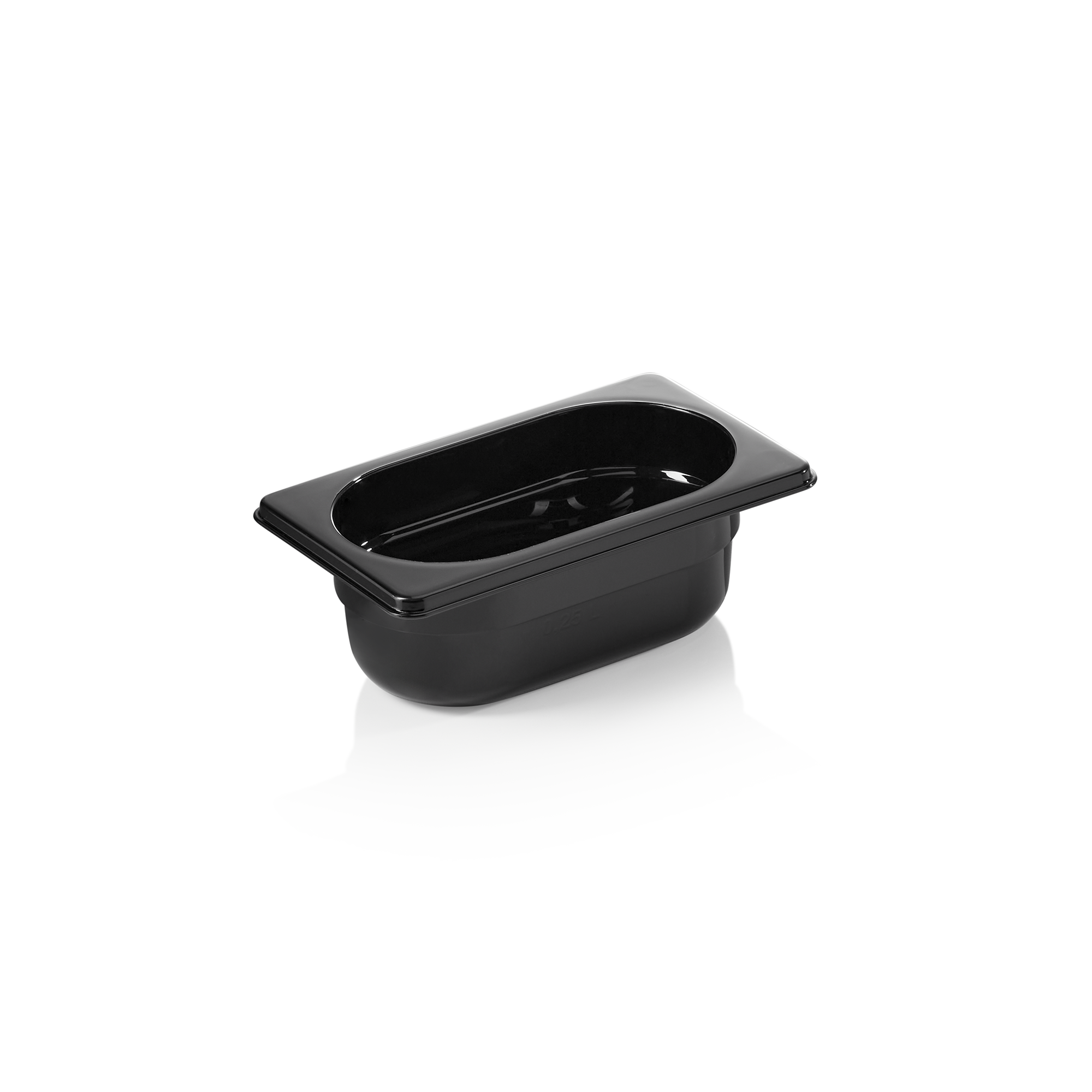 WAS GN Behälter GN 96 BLACK 1/9-065 mm, schwarz, Polycarbonat